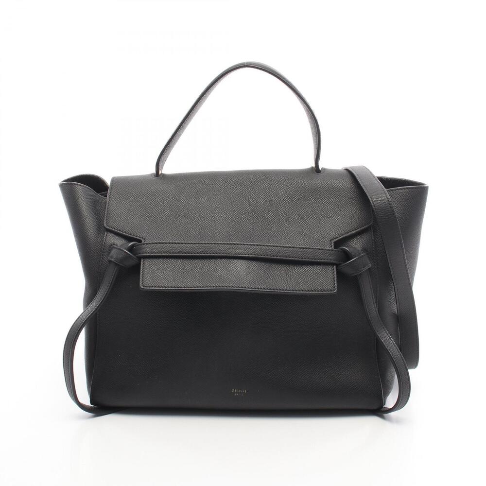 Celine BELT BAG Handbag Leather Black